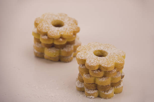 istock homemade piled biscuits in the shape of flower 1300276396