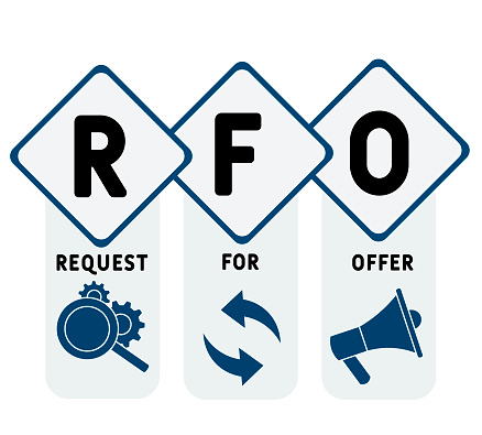 Rfo Sample Example Rfo Request For Offer Acronym Business Concept Background Stock ...