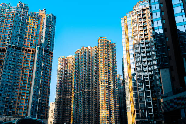 istock Residential building in Hong Kong 1300280627