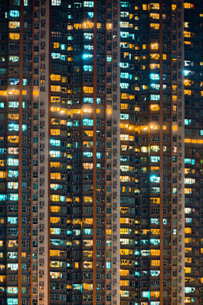 istock Residential building in Hong Kong 1300280985