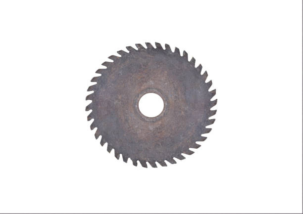 istock Sharp diamond blade for cutting steel , wood , mortar and others . Isolated on white background with clipping path 1300283419