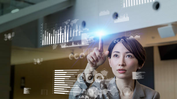 istock Business and technology concept. Management strategy. 1300287383