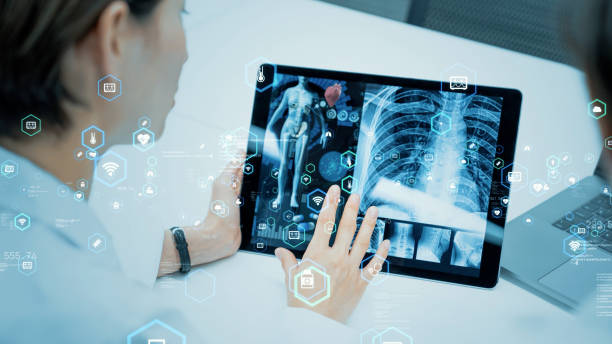 istock Medical technology concept. Remote medicine. Electronic medical record. 1300289665
