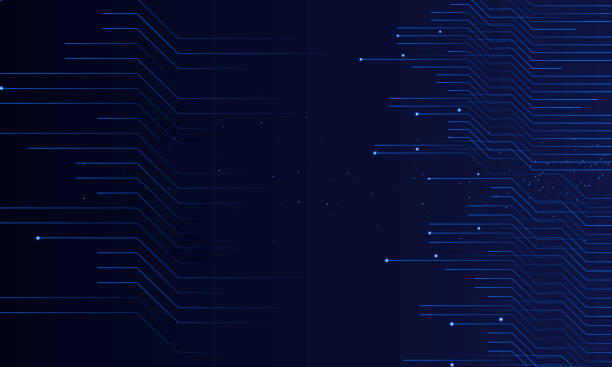 ilustrações, clipart, desenhos animados e ícones de fundo vetorial da placa de circuito - circuit board abstract boarding technology