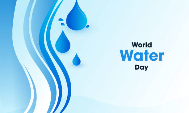 ilustrações, clipart, desenhos animados e ícones de dia mundial da água - ilustração de estoque do conceito de vetor waterdrop - dia mundial da agua