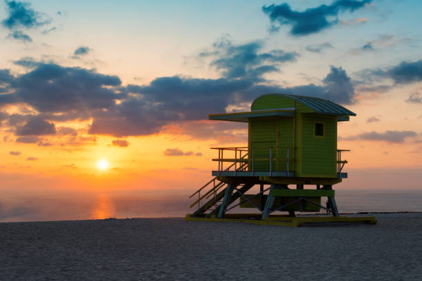 istock Miami Beach at sunrise, Florida 1300293018