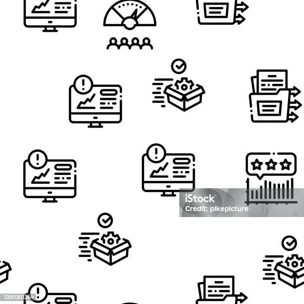 Software Testing And Analysis Seamless Pattern Vector Stock ...