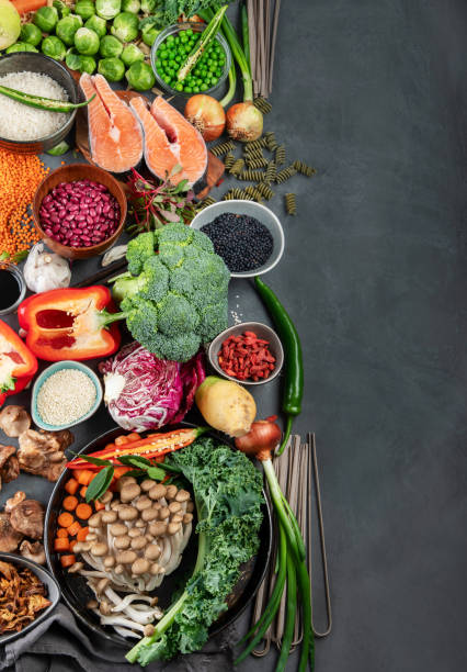 istock Asian-styled raw vegan food 1300304069