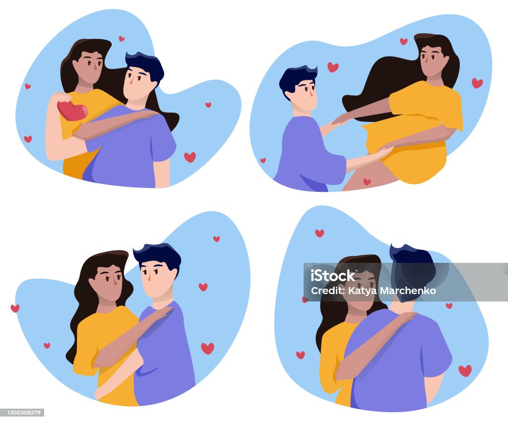 Ilustración de Colección De Parejas De Dibujos Animados En Manchas Azules Aisladas Sobre Fondo Blanco Enamorados Del Hombre Y La Mujer Enamorados Ilustración Vectorial y más Vectores Libres de Derechos de Abrazar - Ilustración de Colección De Parejas De Dibujos Animados En Manchas Azules Aisladas Sobre Fondo Blanco Enamorados Del Hombre Y La Mujer Enamorados Ilustración Vectorial y más Vectores Libres de Derechos de Abrazar -