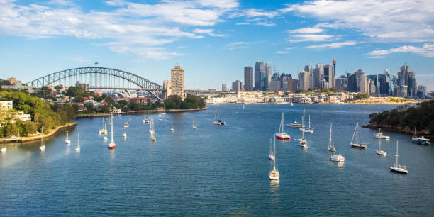 istock Sydney Skyline from Waverton Peninsula Reserve Australia 1300308332