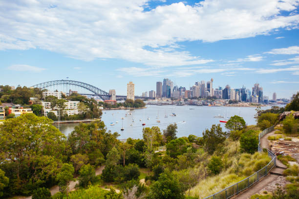 istock Sydney Skylinefropm Berrys Bay in Australia 1300308345