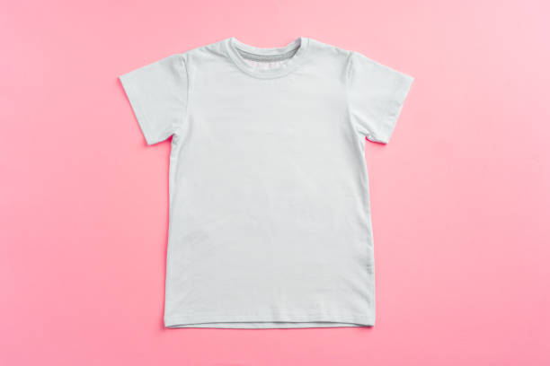 istock White color-t-shirt with copy space for your design 1300309923