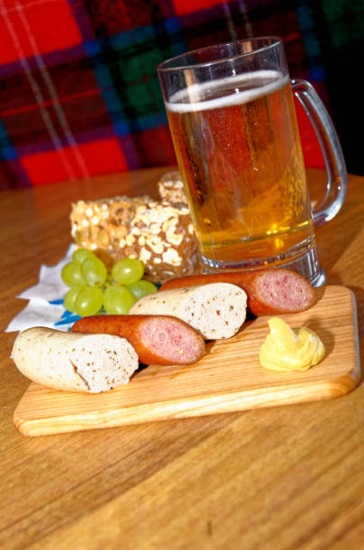 istock German cuisine - selection of german sausages 1300311527