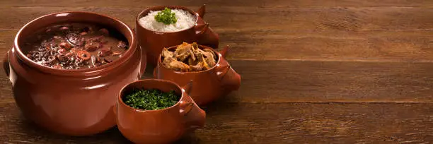 Brazilian Feijoada Food.