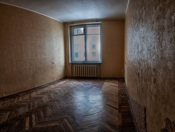 istock home renovation - old flat during renovation. Russia. 1300316540