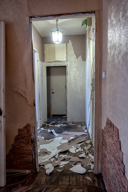 istock home renovation - old flat during renovation. Russia. 1300316614