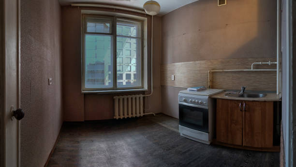 istock home renovation - old flat during renovation. Russia. 1300316661