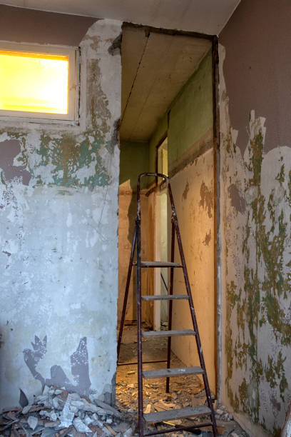 istock home renovation - old flat during renovation. Russia. 1300316752