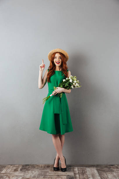 istock Redhead young woman have an idea. 1300318190