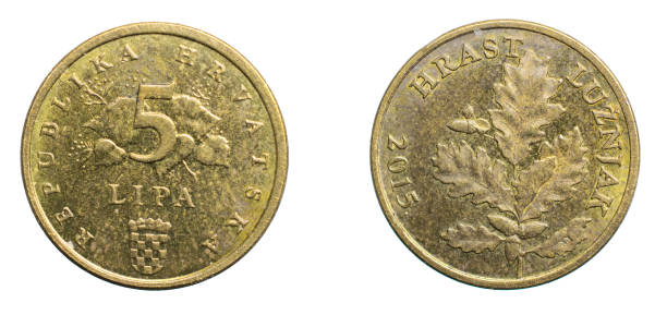 istock five croatian lipa coin isolated on white background 1300321245