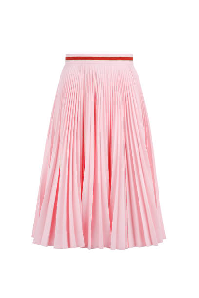 istock Pink skirt with stripes 1300324485