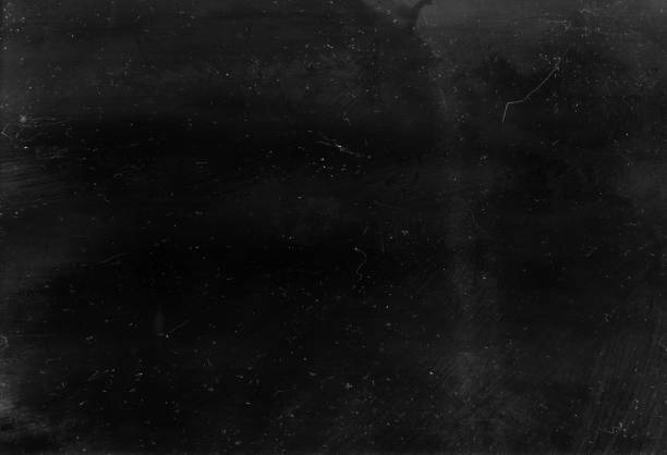 dust scratched overlay weathered chalkboard black Dust scratched overlay. Weathered chalkboard. Black distressed aged stained surface with gray smeared dirt grainy particles noise effect. photo editor photos stock pictures, royalty-free photos & images