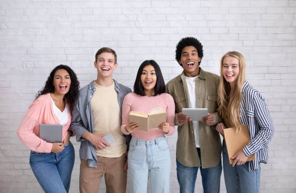istock Facial expressions and emotions of student team 1300324972