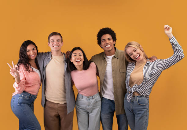 istock Friendship of international students and differ race pupils 1300325228