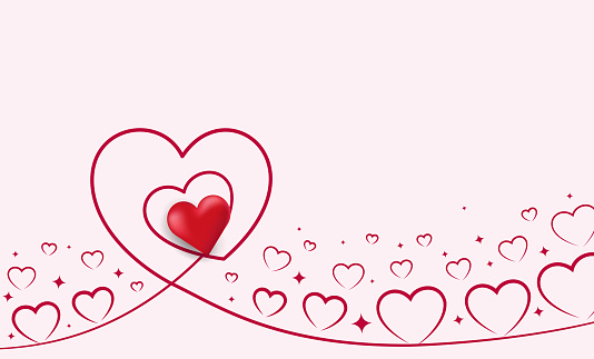 Happy Valentine's Day Minimal Heart Card