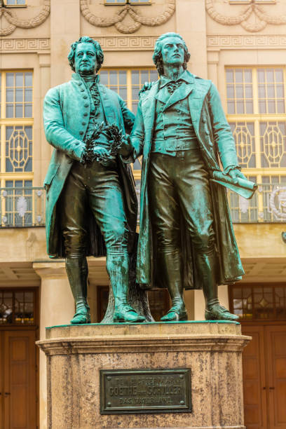 istock Goethe and Schiller monument in Weimar 1300327480
