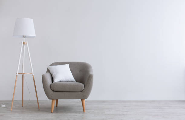 istock Modern scandinavian parlor or home office interior 1300328127