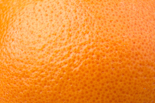 Ripe of pink grapefruit citrus fruit isolated on white background.