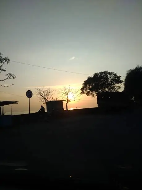 Sunrise at the Suramadu Bridge
