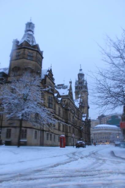 istock Snow over the Sheffield city centre 1300334341