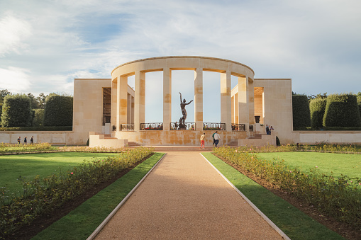 The Normandy American Cemetery and Memorial is a World War II cemetery and memorial in Colleville-sur-Mer, Normandy, France, that honors American troops who died in Europe during World War II