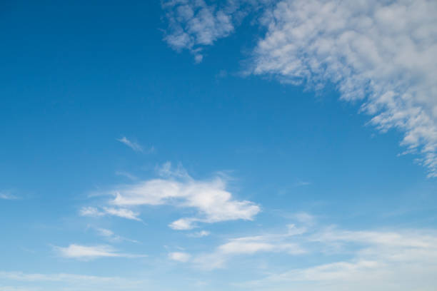 istock Natural clear blue sky with some clouds for background or backdrop freedom concept 1300337700