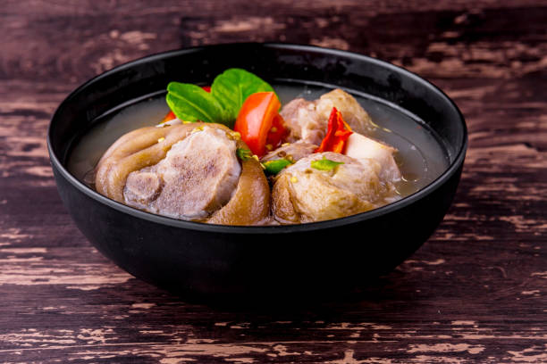 istock Spicy soup with pork leg 1300338001