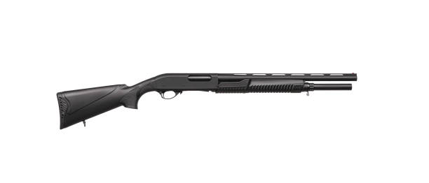 istock modern black shotgun isolated on white background 1300338022
