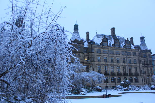 istock Snow over the Sheffield city centre 1300338155