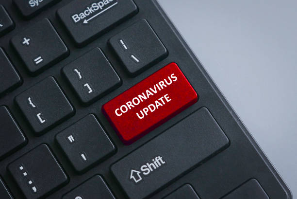 istock A black keyboard with red button written with Coronavirus Update as per current situation of Covid-19 pandemic virus outbreak. 1300347443