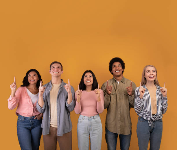 istock Interesting offer from students, great ad and modern pupils advice 1300351300