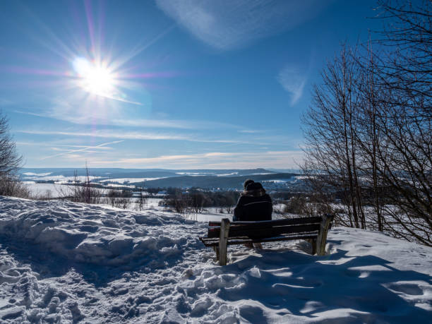 istock Relax in the wintry Ore Mountains in Saxony 1300352579