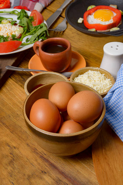 Egg boiled in water