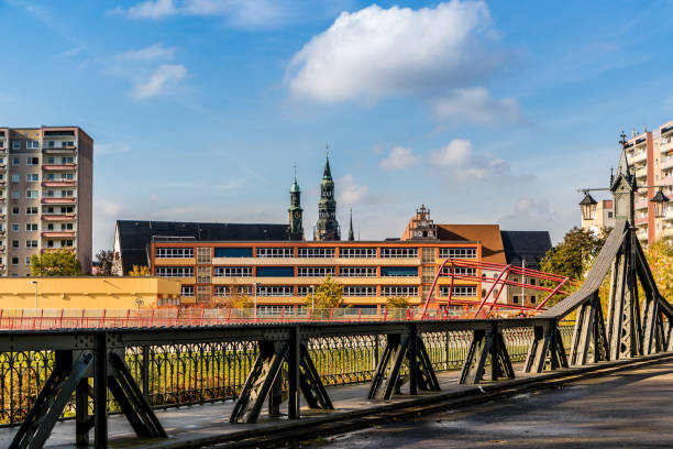Skyline from Zwickau in East Germany