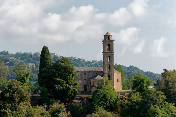 istock Church in eatern coast of Corsica 1300357343