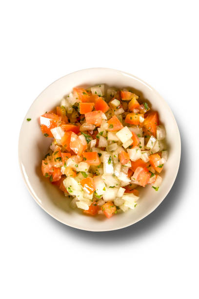 Salad with boiled vegetables. Vinaigrette. Russian cuisine. Vegetarian food.