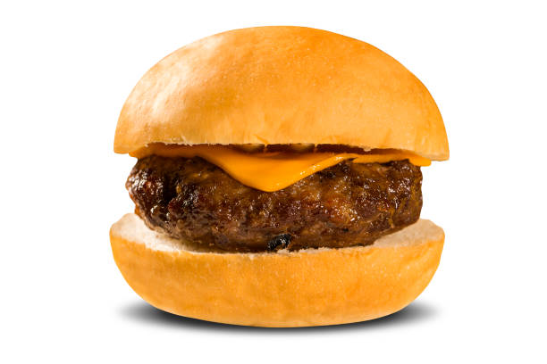 istock Tasty and appetizing hamburger cheeseburger 1300367071