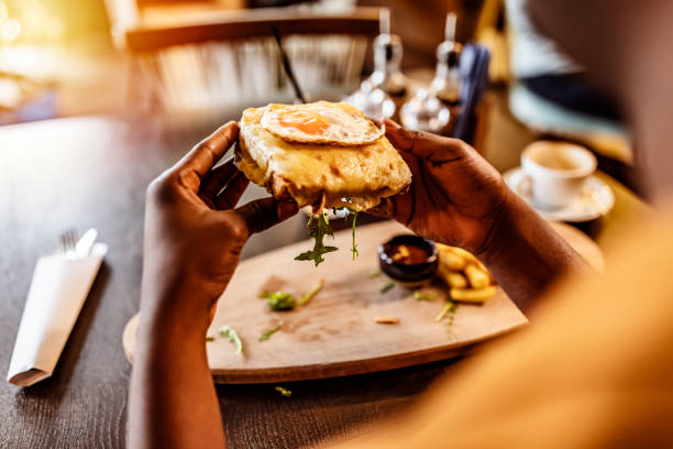 istock Hello burger! You're about to be eaten! 1300369256