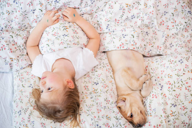 istock She love to share a bed with her best friend -dog 1300370391