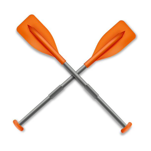 istock Realistic illustration of sport orange oar 1300373528